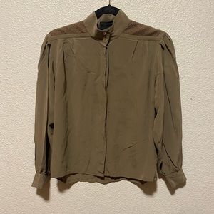 Louis feraud silk blouse size 36